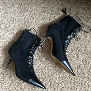 Zara black booties